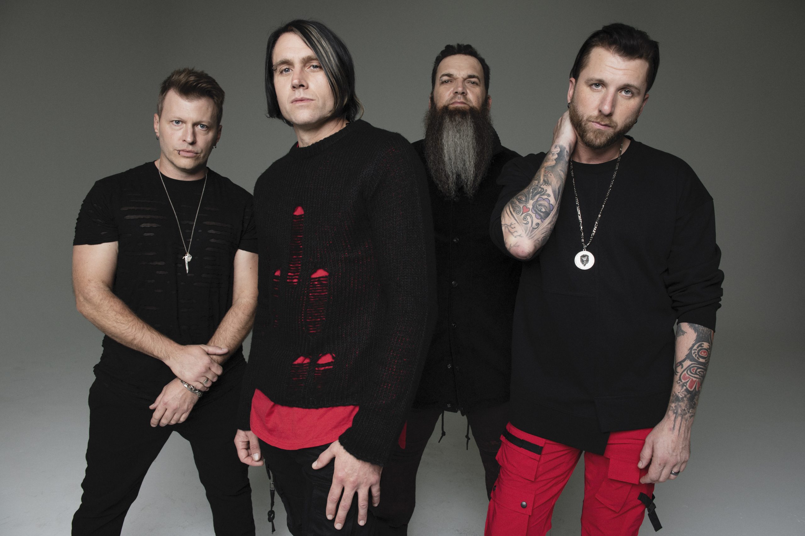Three Days Grace band photo, 2022, new album Explosions review
